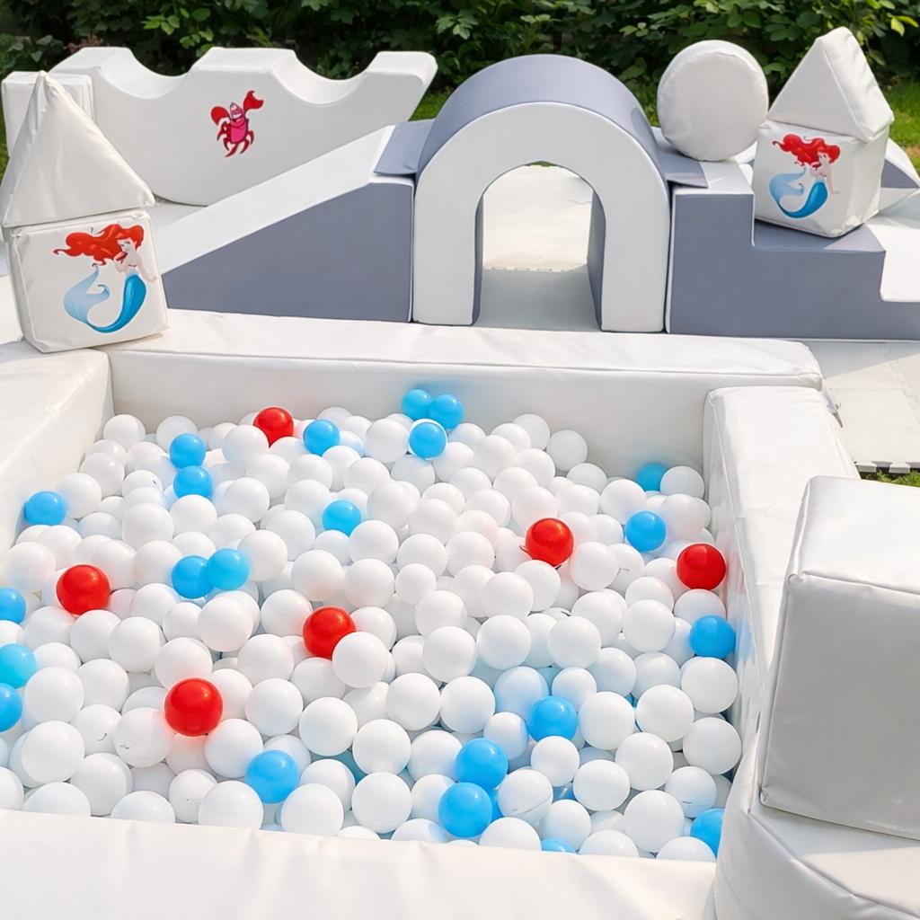 Little Mermaid themed soft play with ball pool